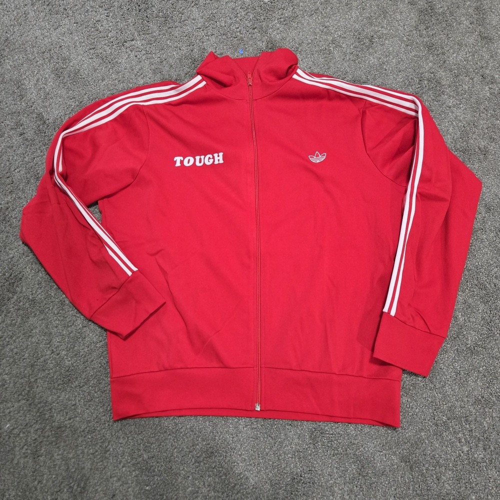 Vintage Adidas Track Jacket L – Georgetown VALS, Tough,‎ Trefoil Logo, Rare